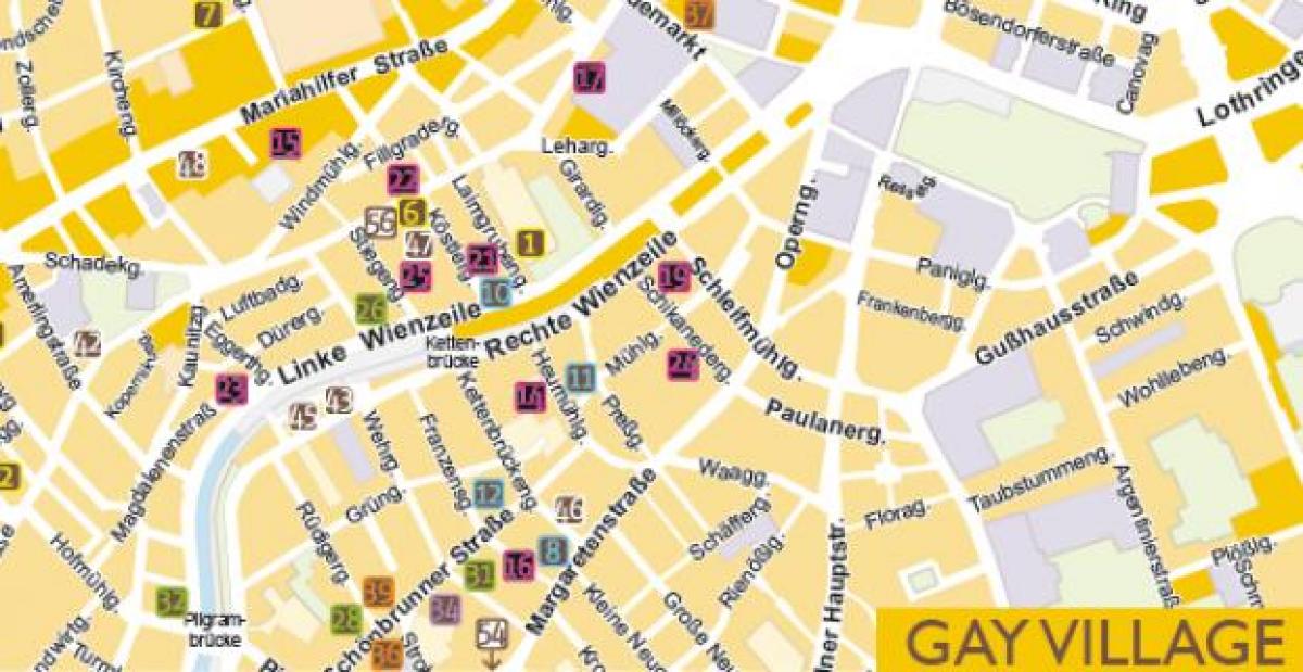 Kartta homo-Wien