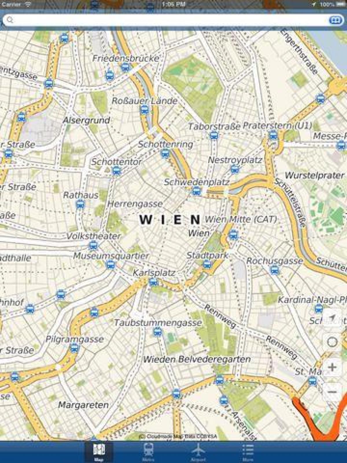 Wienin kartta app