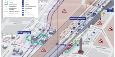 Wien hbf kartta