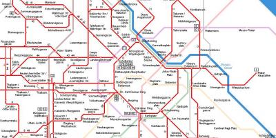 Wienin juna kartta